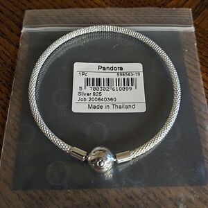 Pandora Silver Mesh Bangle Bracelet